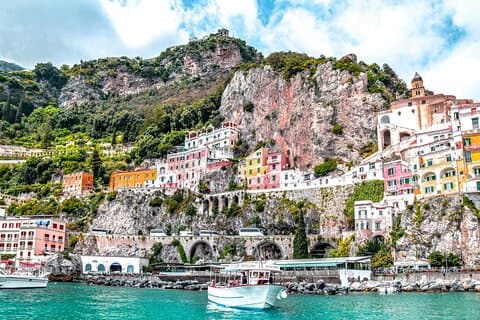 Amalfi, Ravello and Pompeii Shared or Private tour from Salerno