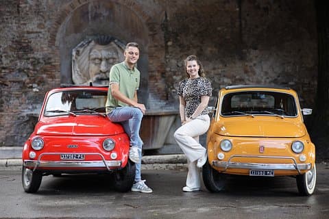 Fiat 500 Photography Tour in Rome by Classic Car