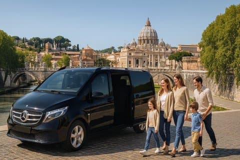 Best of Rome Private Luxury Mercedes Driving Tour