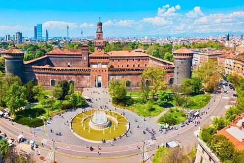Milan Sforzesco Castle Entry Ticket with Audio Guide