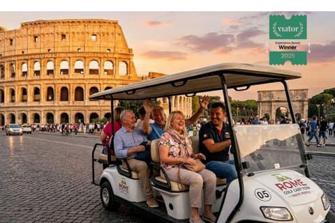 Private Full-Day Rome Golf Cart Tour – See All Highlights (6H)
