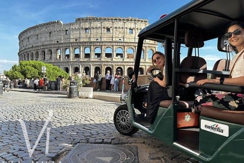 Exclusive ROME - Golf Cart City Tour with Italian Gelato