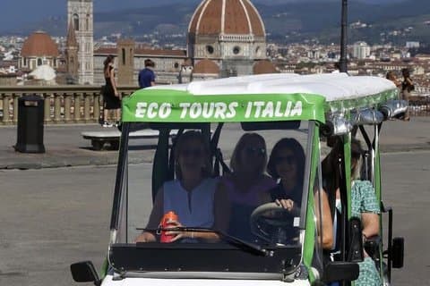 Small-Group Golf Cart Tour: Michelangelo & Florence Hills