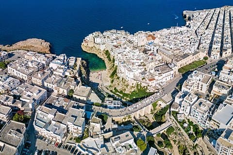 Day Trip to Alberobello Monopoli and Polignano a Mare from Bari