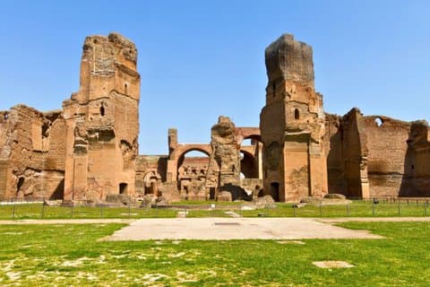 Rome Baths of Caracalla Entry Ticket with Audio Guide