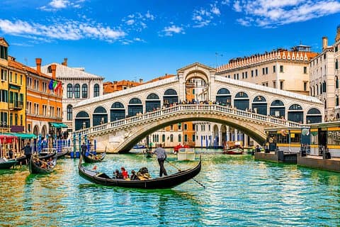 Venice Grand Canal Gondola Ride with commentary