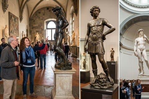 Florence: David Tour with Michelangelo, Donatello & 48h Pass