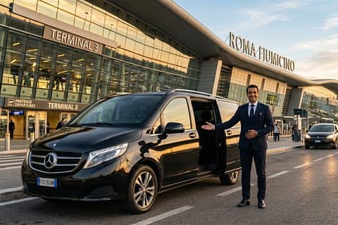 FCO Airport Private Transfer to/from Rome City or Civitavecchia