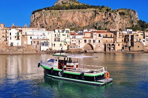 Boat Excursions in Cefalù with Snorkeling & Aperitif