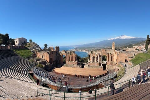 Etna and Taormina – Private Tour from Palermo