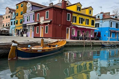 Venice: Murano, Burano and Torcello Vintage Boat Tour