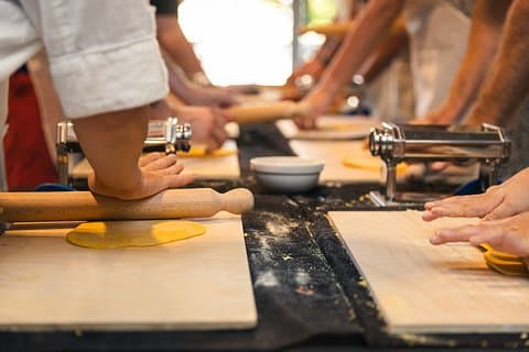 Rome Hands-On Pasta & Tiramisu Class near Vatican, Unlimited Wine