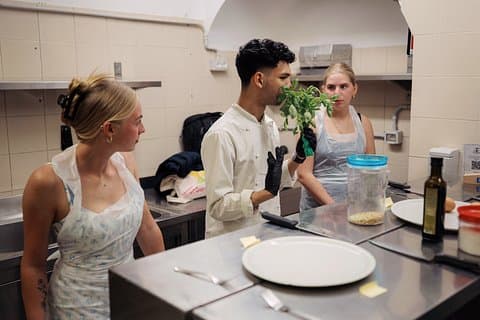Pesto and Pasta Cooking Class in Rome City Center