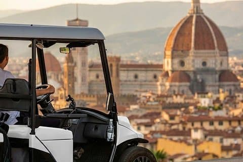 Florence Panoramic Golf Cart Tour + Piazzale Michelangelo