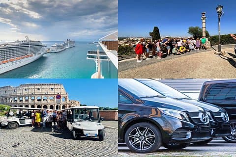 Exclusive 6 hours tour of Rome in Golf cart for Cruisers