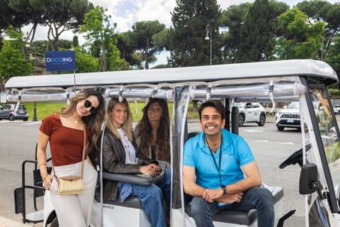 Rome: Explore Top Attractions by Electric Golf Cart