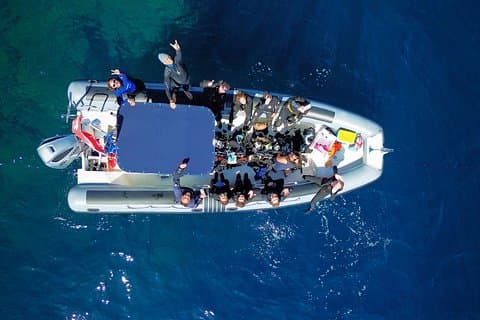 San Teodoro: snorkeling dinghy tour at Molara with sea scooter