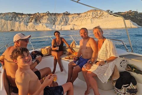 Group boat excursion to Scala dei Turchi from Agrigento