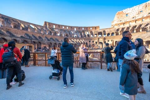 Colosseum Entrance Ticket with Arena Option and Audio Guide App