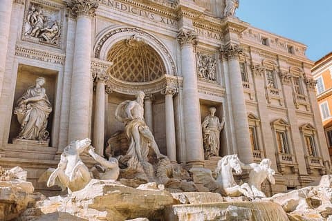 Trevi Fountain with optional Underground Experience in Rome
