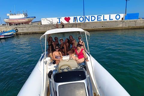 Boat tour to Mondello and Capo Gallo reserve