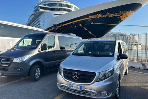 Transfer Civitavecchia Cruise Port>Rome/FCO/or Private Revers