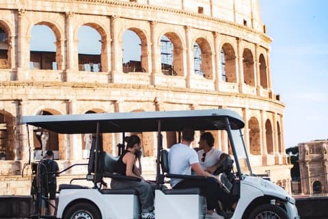 Rome: Private Golf Cart Tour with Gelato Stop