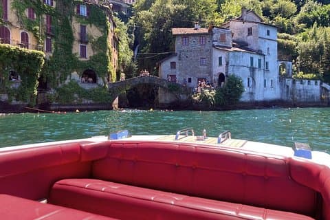 Lake Como Private Tour Vintage Boat Nesso Waterfall and Bridge