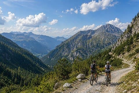 Cortina eBike Tour to Fanes Falls