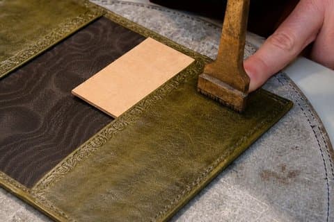 Leather Passport Holder Workshop in Florence Historic Centre