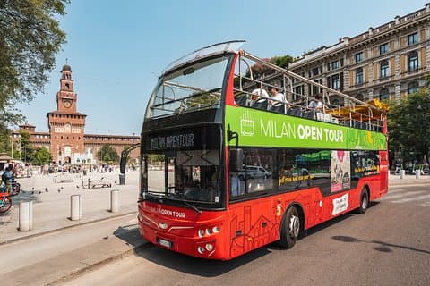 48-Hour "Gray Line" Milan Hop-On Hop-Off Tour with Audio Guide
