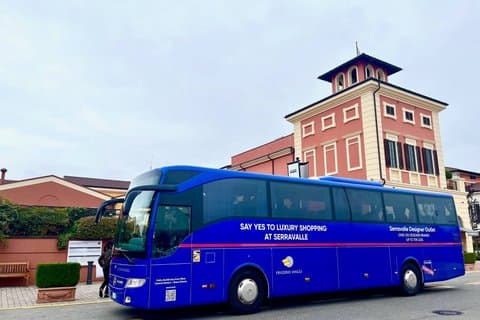 Round Trip Shuttle Bus from Milan to Serravalle Outlet