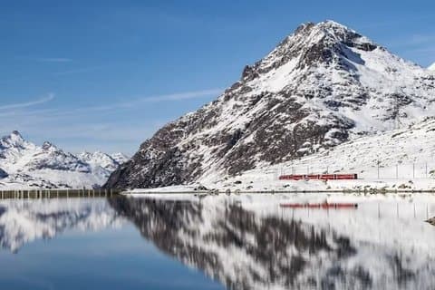 From Milan to St. Moritz Bernina Red Train Alpine Day Trip