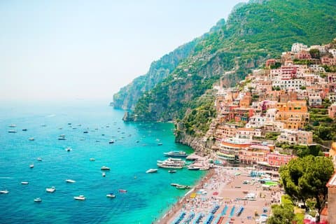 From Rome: Pompeii, Amalfi & Your Choice of Positano or Sorrento