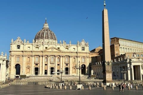 St Peters Basilica and Vatican Grottoes entrance with Audio Guide