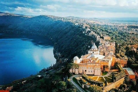 Castel Gandolfo the Popes Summer Residence is Connected by Train