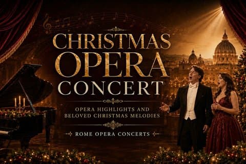Rome: Christmas Opera Concert & Traditional Italian Aperitivo