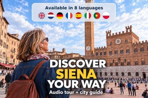 Siena: City Walk with Audio Guide in 7 Languages on your Phone
