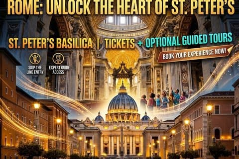 St.Peter's Basilica & Dome Guided Tour with Priority entrance