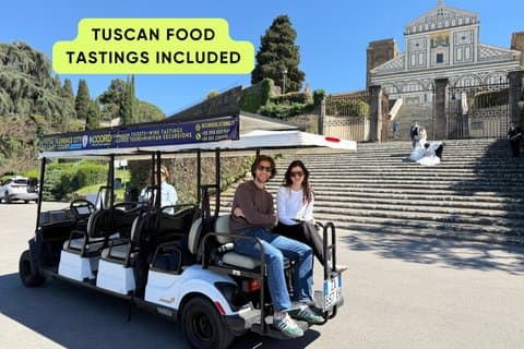 Golf Cart Grand Tour in Florence including Oltrarno and Piazzale
