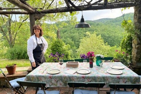 PRIVATE Tuscan Cooking Class & Wine in Maria’s Countryside Home