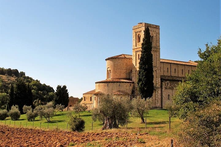 XI century Sant' Antimo Abbey, Montalcino