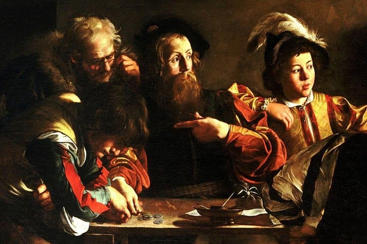 Detail of The Calling of Saint Matthew