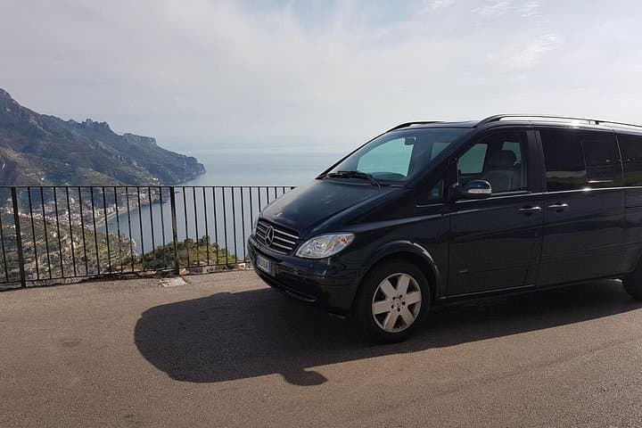 The car in Amalfi Coast