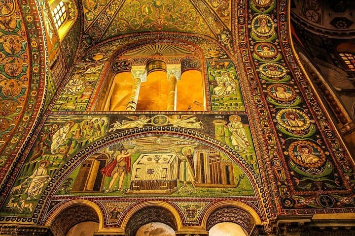 The famous mosaics