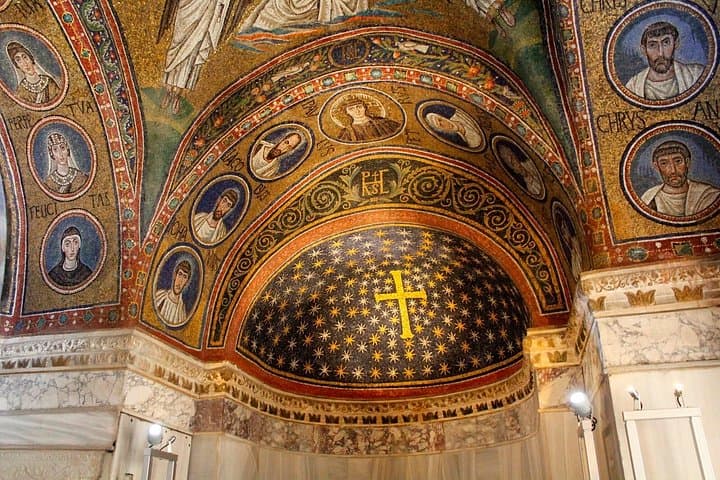 Visit the early Christian and Byzantine mosaics