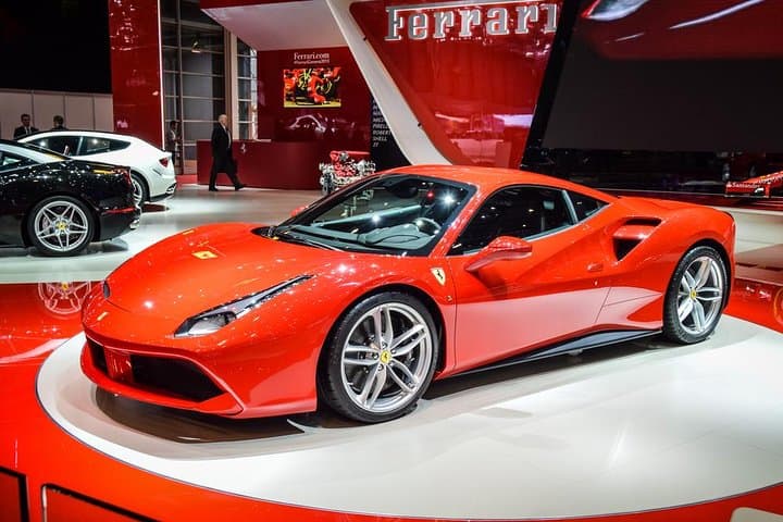 Ferrari Museum showroom