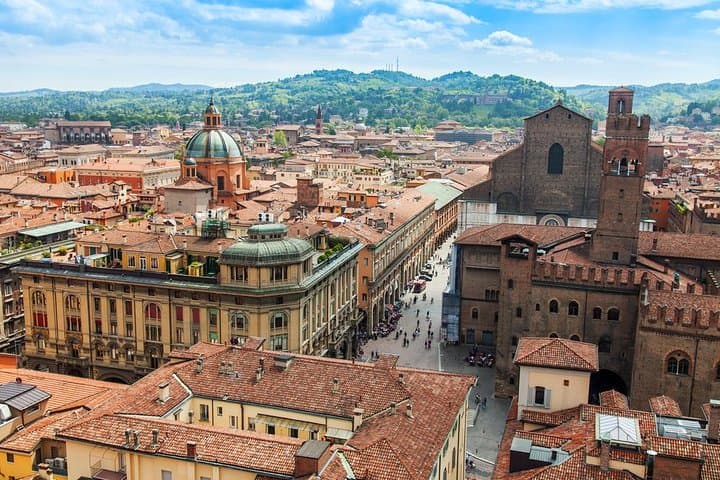 Visit the historic center of Bologna.