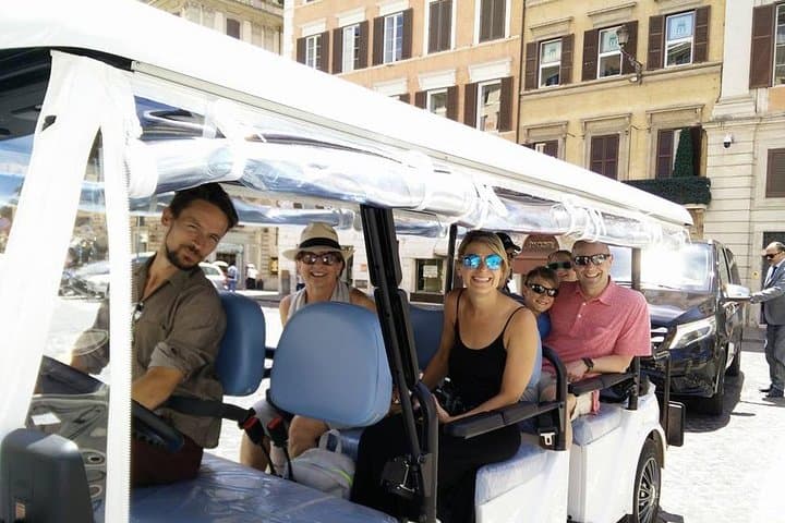 Rome Must See Golf Cart Tour: Pantheon Navona & Trevi Fountain