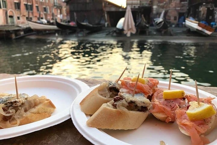 sunset with venetian cicchetti